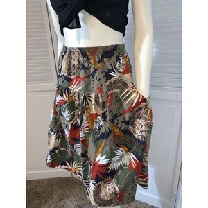 Vintage Cotton Cargo Skirt Size Small